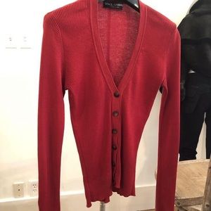 Dolce & Gabbana red cardigan - size S